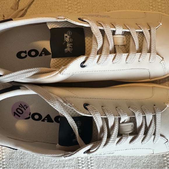 Coach Men's G4950 Low Top Sneaker Chalk/Navy Shoes Size 10.5 NEW ,NO TAG ,NO BOX - Picture 4 of 7